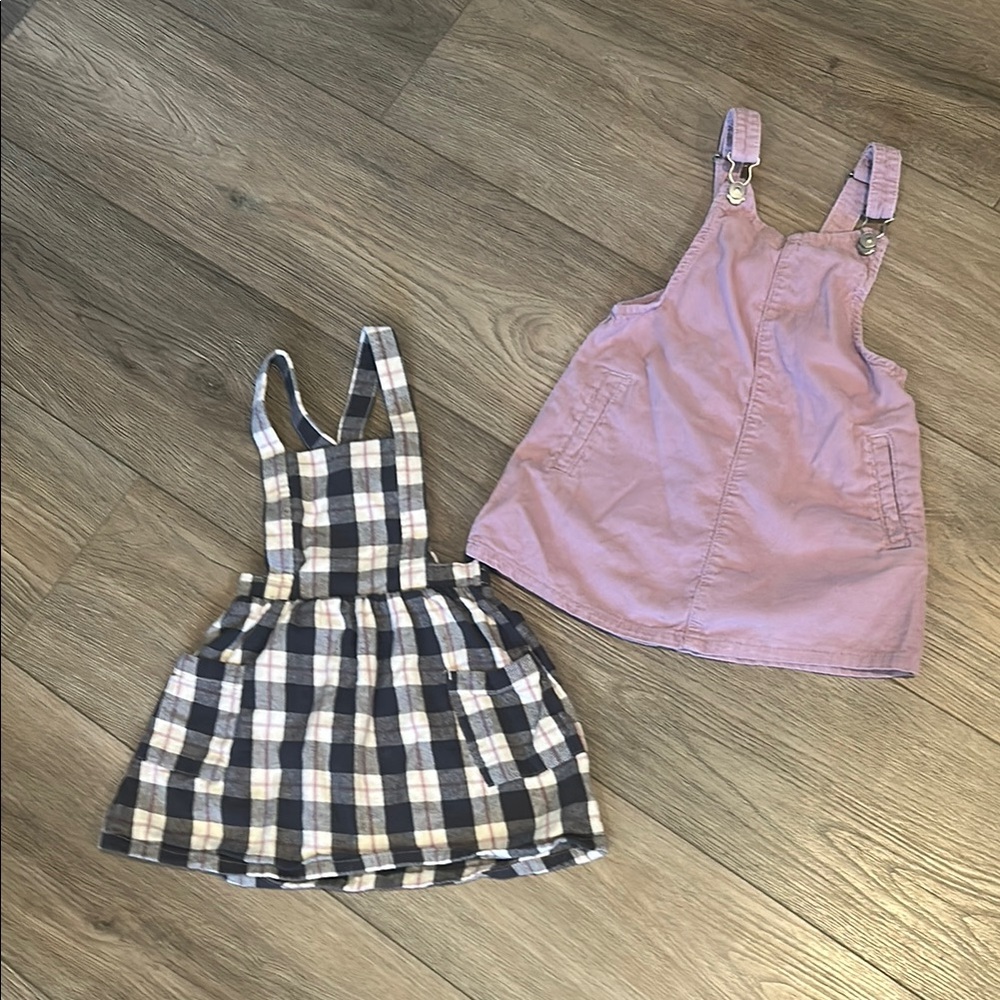 Wonder Nation Kids Dresses in Purple and Plaid Girls 3T
